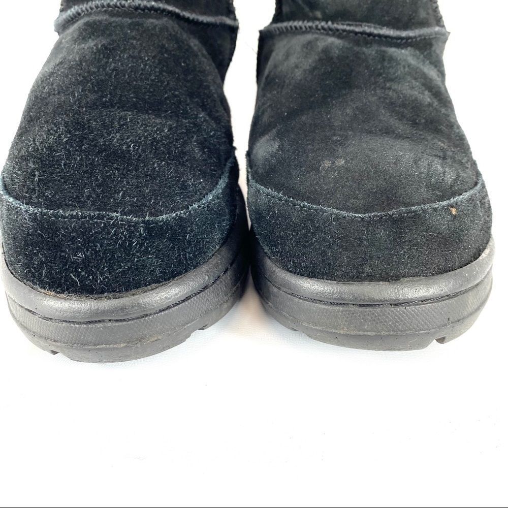 EMU Australia black suede & sheepskin wool boot 7 - Picture 13 of 15